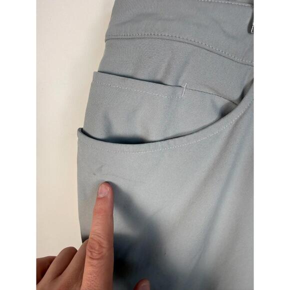 Lululemon ABC Classic Fit Stretch Chinos Pants Grey 40x32 - Picture 3 of 9